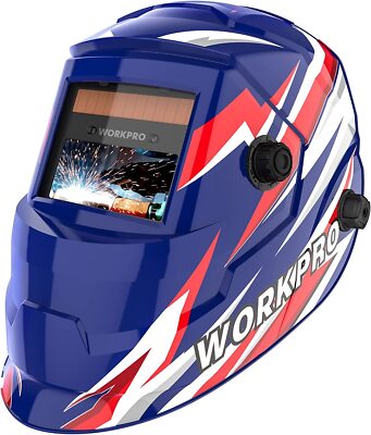 WORKPRO Welding Helmet True Color Auto Darkening1/1/1/2 Welding Mask 2Arc Sensor