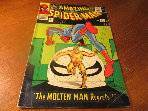 The Amazing Spider-Man #35 (1963) in VF- complete condition