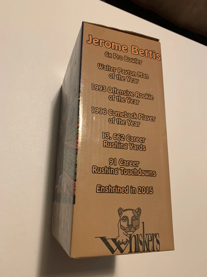 Pittsburgh Steelers Jerome Bettis Bobblehead de State College Spikes - Nuevo en caja Foto 2 de 3