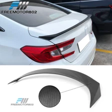 Fits 18-22 Honda Accord Carbon Fiber Print Rear Trunk Spoiler Wing