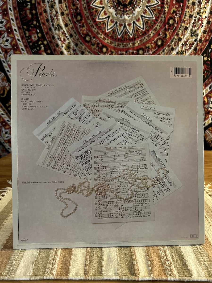 Carole King – Pearls Songs Of Goffin And King - EX/VG+ Inlay: VG+