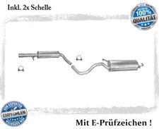 Auspuffanlage für VW Golf IV 4 1.4 16V 55KW Auspuff Endtopf Mitteltopf Schelle