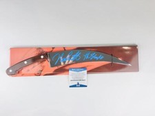 NICK CASTLE SIGNED HALLOWEEN 1978 KNIFE TRICK OR TREAT MICHAEL MYERS BAS 475