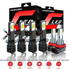 For Acura Rsx 2004 2003 2002 Led Headlight Highlow Fog Light Bulbs Combo 6000k