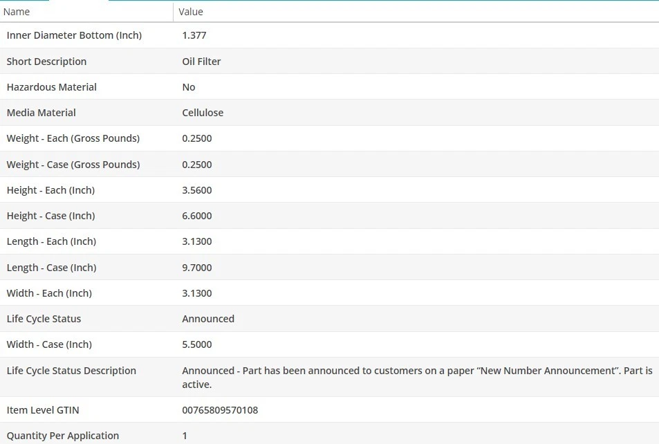 Filtro de óleo do motor fabricante WIX para MERCEDES-BENZ CLS63 AMG 2010-2011 V8-6.2L - Imagem 4 de 4