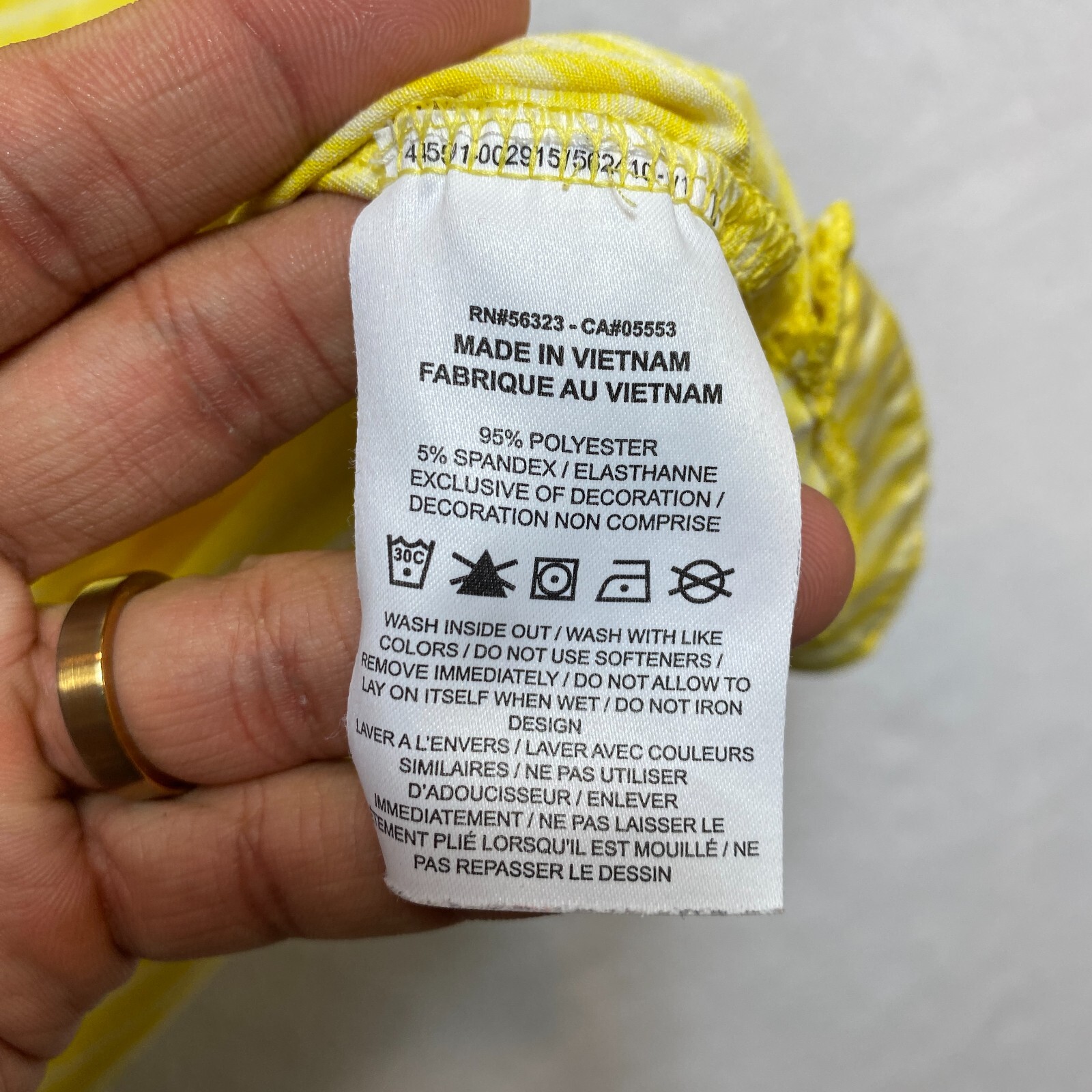 Tiger Woods Nike Polo Shirt Mens XL Yellow Short Sleeve Dri-Fit  thumbnail 8