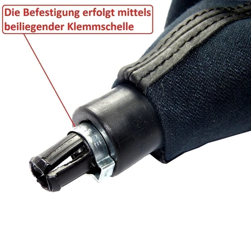 Schaltknauf + Schaltsack mit Rahmen passend For VW Golf 5 + VI Scirocco BJ 03-16 - Bild 6 von 9