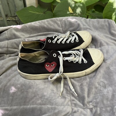Size 10 - Converse Comme des Garçons Play x Chuck 70 2015 Low Blue