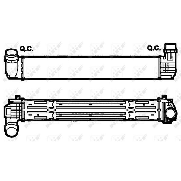 Nrf 30287 LadeluftküHler TurboküHler Intercooler Llk KüHler Ladeluft-image