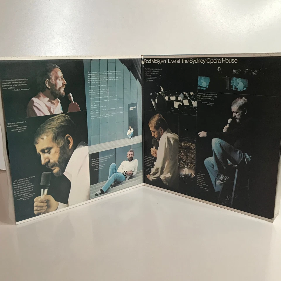 Rod McKuen Live at The Sydney Opera House Vinyl Lp Gatefold Record Album 1974 - Image 3 of 4