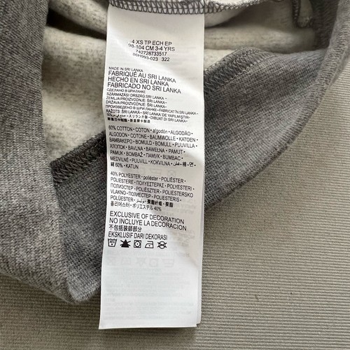 Nike Boy Sweatsuit Set Size 4 Logo Sweatshirt & Sweatpants Black 86H993-023 NEW - Picture 8 of 19