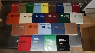 CATERPILLAR PERFORMANCE HANDBOOK MANUAL EDITION 1-24 SET