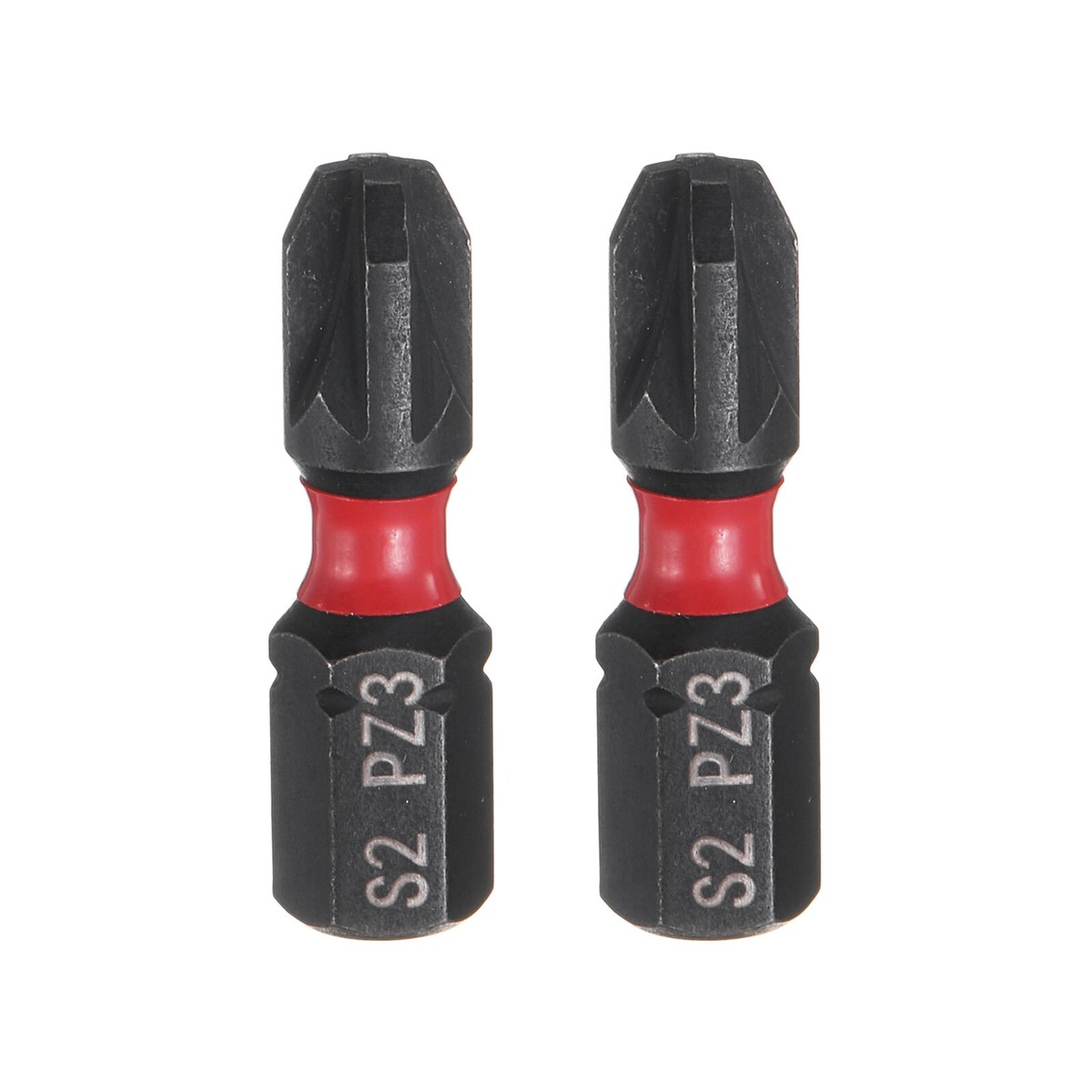 @Kusumi　0303 2pcs PZ3 Magnetic Pozi Screwdriver Bit 1/4