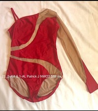 Patrick J Red Ashley Leotard, Adult L, NWOT