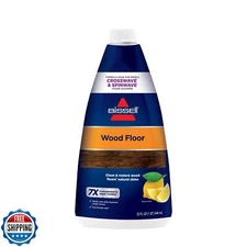 Bissell CrossWave and SpinWave Wood Floor Cleaning Formula, 32 oz, Dissolves 