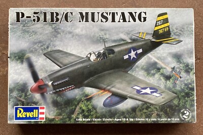 Revell P-51B/C Mustang,  1/48  Scale, Kit # 85 - 5256
