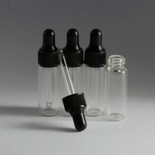 5ML 20Pcs Clear Glass Dropper Bottles for Essential Oils with Glass Eye Dropper