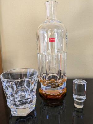グラス・カップ・酒器 Rare Baccarat Decanter & 4 Tumblers Set. Baccarat Crystal glass Rare Decanter & 4 Tumblers Set limited 131
