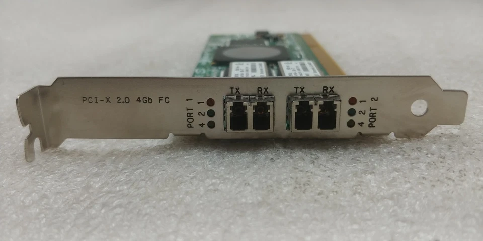 Qlogic QLA2462 4GB Dual Port FC PCIx Network JYGMX FC2410401-20 FREE SHIPPING!!! - Image 3 of 3