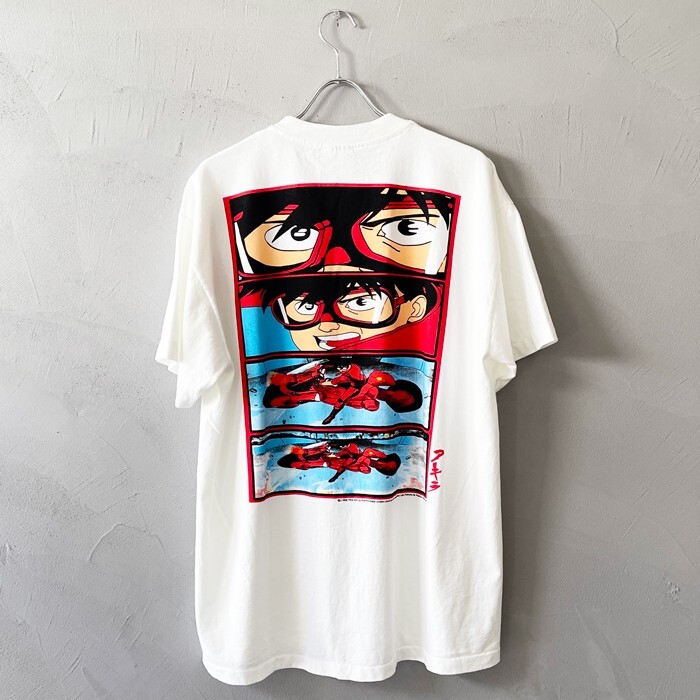 Akira kaneda anime White xl t shirt men Manga used vintage japan