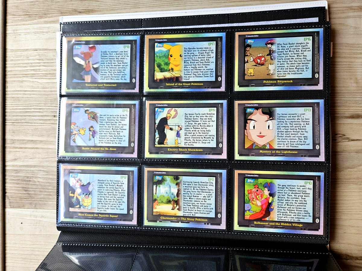 2000 Topps Blue Label Pokemon TV Animation Series 2 Complete 72