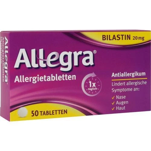 A. NATTERMANN & CIE GMBH ALLEGRA Allergietabletten 20 mg Tabletten 50 ST PZN 18113578