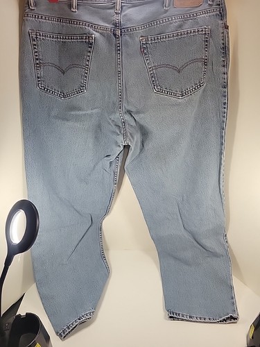 Levi's Herren 560 blau Relaxed Fit gerades Bein Denim Jeans 40x32 fünf Taschen