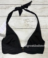 Lavish Elegance Black Swimwear Padded Top Size 32C/34B New