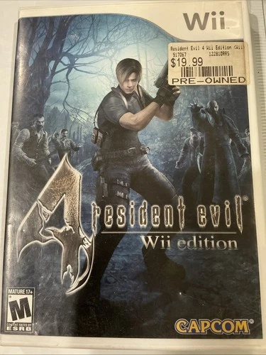 Resident Evil 4 Wii Edition (Nintendo Wii, 2007) Tested No Manual