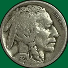 1923 Buffalo Nickel Fine F Coin #34683