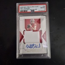2025 National Treasures Will Howard RPA /39 PSA 8 Auto Patch Ohio State Rookie