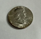 1963 Franklin Half Dollar UNC 90% Silver - B