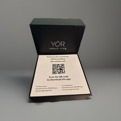 YOR Smart Ring by LetsFit – Silver Size 6 – Open Box Unused – iOS/Android - Picture 4 of 6