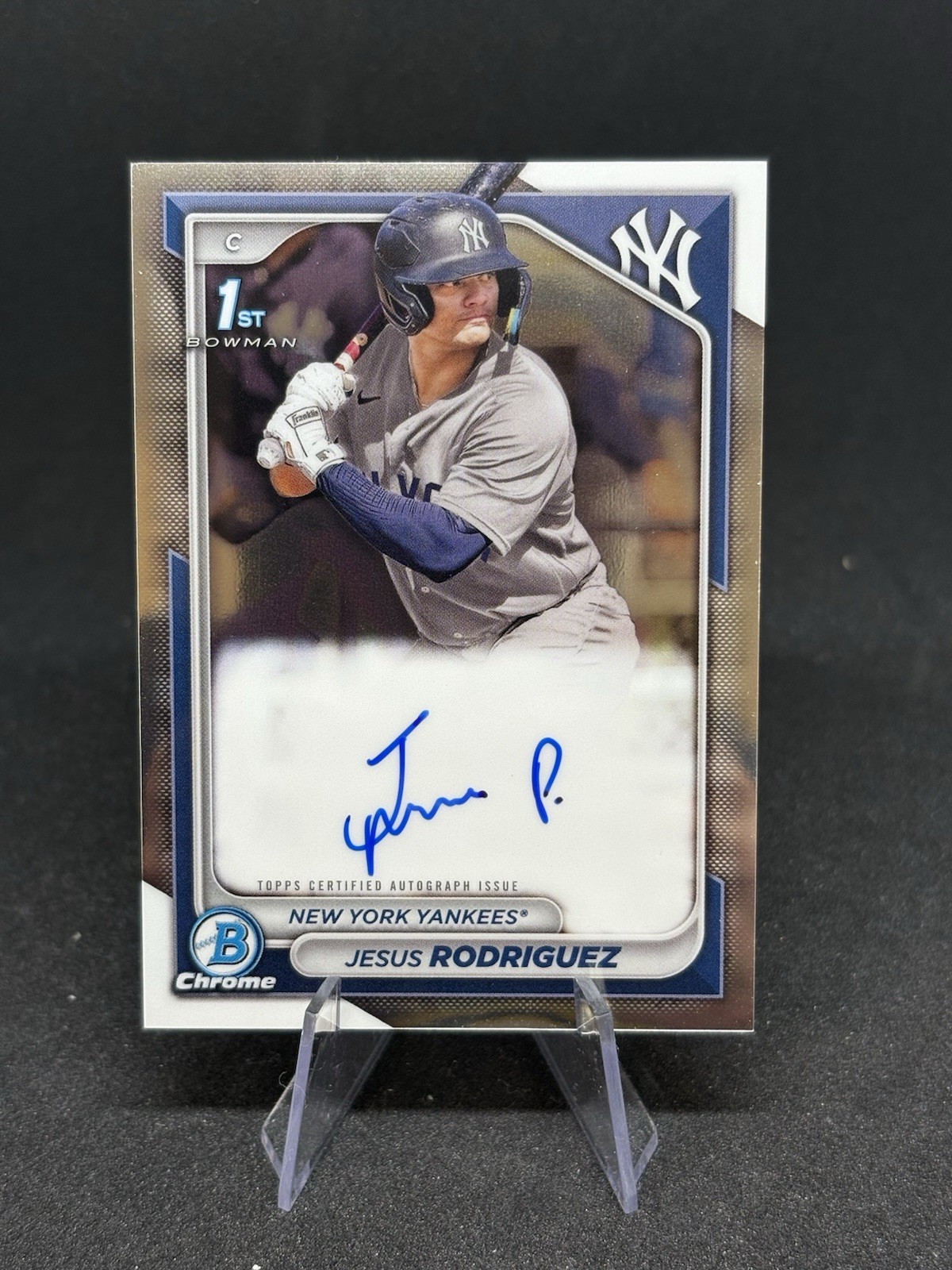 2024 Bowman - Chrome Prospect Autographs Jesus Rodriguez #CPA-JR (AU, RC)