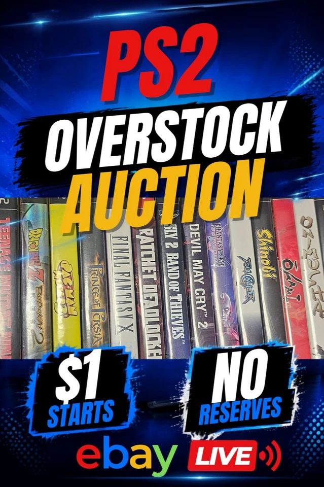 PS2 Video Game Auction!