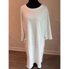 Susan Graver Weekend Lagenlook White French T...