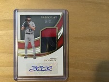 2022 Panini Immaculate Collection Jumbo Socks Signatures Zac Gallen #JSS-ZG /21
