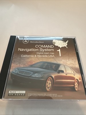 Mercedees Benz Navigation Digital Map California And Nevada 7/01. Q6460085 #1 OE