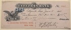 1903 Ellsworth MN, Citizens Bank, (4) Seaboard National Checks, Nobles County — photo 4
