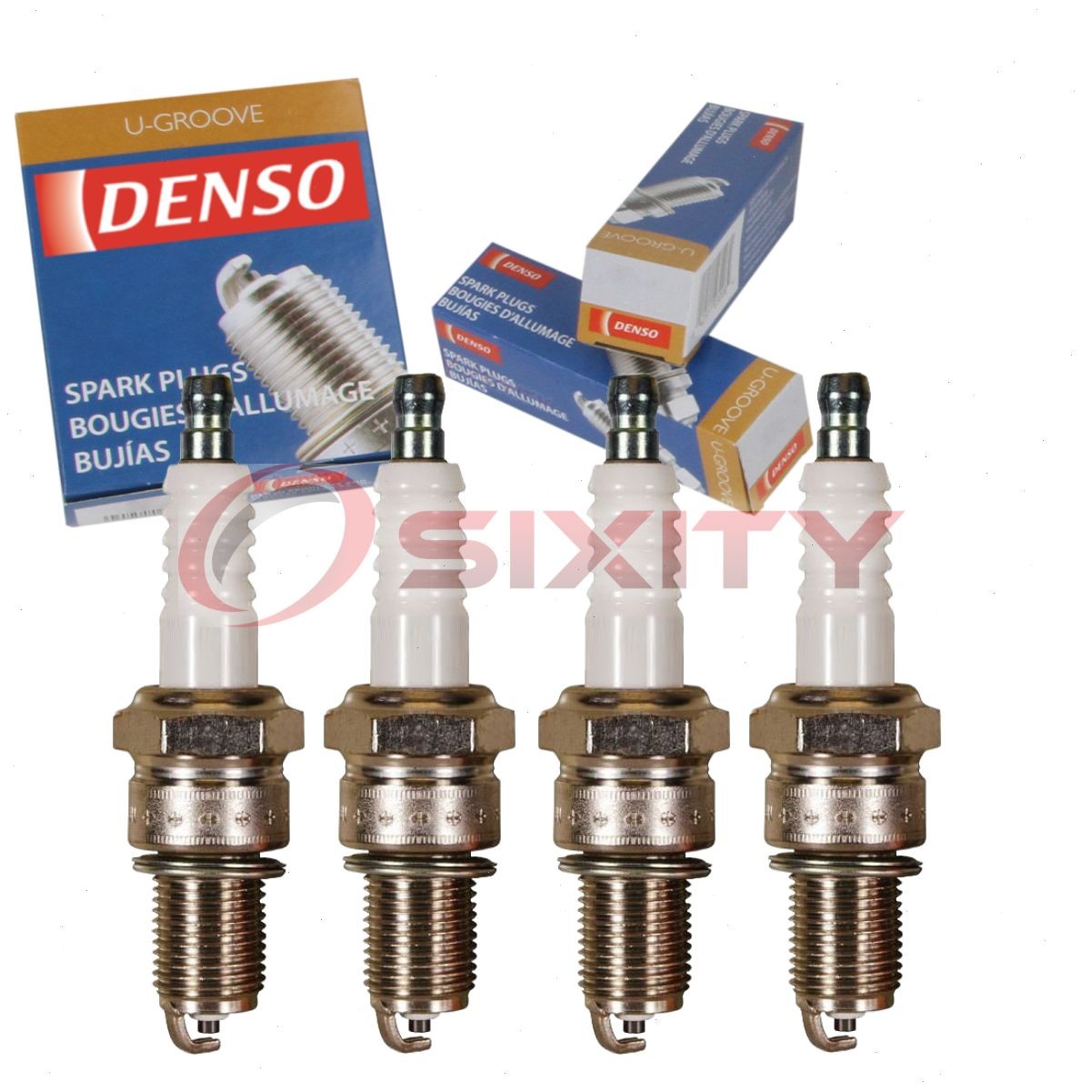 4 pc DENSO 6010 Standard U-Groove Spark Plugs for W14EP-U AP65 6928 5613878 dp