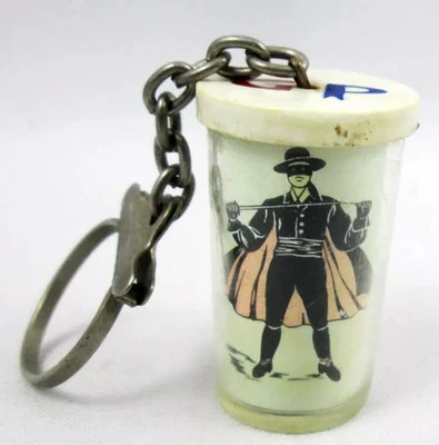 Zorro - Porte Clés Moutarde Gray-Poupon - Zorro Tenant son Epée à Deux Mains - Photo 1/2