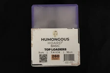 (10) Humongous Hoard 3" x 4" Basic 260Pt Thick Top Loaders Pack