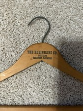 Vintage THE KLEINHANS CO BUFFALO S GREATEST CLOTHIERS New York NY Clothes Hanger