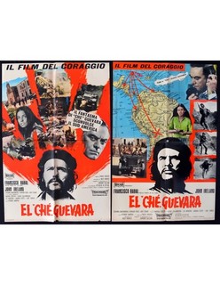 2 manifesti EL CHE GUEVARA Francisco Rabal Martinkova Bolivia S03