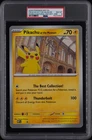 2026 POKEMON MEP EN-ME BLACK STAR PROMO PIKACHU AT THE MUSEUM PSA 8