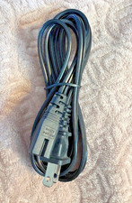 2-Prong Power Cord IEC C7 Figure 8 AC Cable Black Replacement