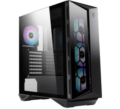 MSI MPG GUNGNIR 110R, Tempered Glas PC Midi Case ARGB black, Gehäuse, Neu, OVP