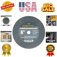 Bench Grinder Wheel 6 Inch 150 Grit, Aluminum Oxide Grinding Wheel for Bench ...