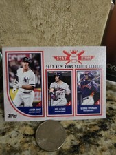 2018 Topps Big League Stats Kings AARON JUDGE JOSE ALTUVE GEORGE SPRINGER Gold