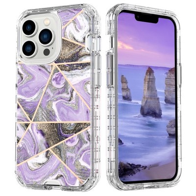 For iPhone 17 Pro Max Air 16 15 14 13 11 Marble Pattern Shockproof Slim Fit Case